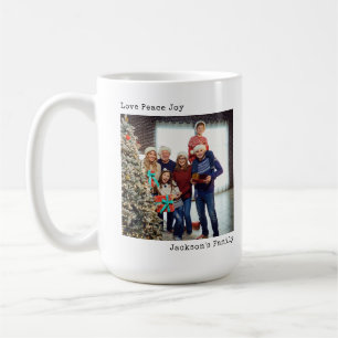 Minimalistische Schreibmaschine Weihnachts Custom  Kaffeetasse