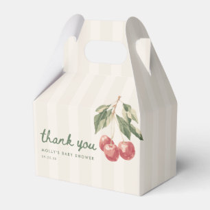 Minimalistische Schrift Beige Gestreifte Marktplat Geschenkschachtel