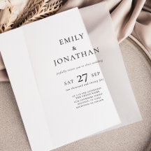 Minimalistische Schwarz-Text-Overlay-Hochzeit