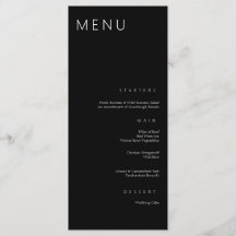 Minimalistische Schwarz-Weiß-Hochzeit