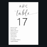 Minimalistische Schwarz-Weiß-Hochzeit Tischnummer<br><div class="desc">Entspannen Sie bei der Gestaltung Ihres Hochzeitsempfanges mit unseren Minimalistischen Schwarz-Weiß-Tischnummern der Moderne Hochzeit, einer eleganten und stilvollen Ergänzung, die zeitlos modernes Design mit zeitloser Eleganz verbindet. Jede Tischnummer in dieser Kollektion bietet ein minimalistisches Schwarz-Weiß-Farbschema, das sich durch Eleganz und Vielseitigkeit auszeichnet, um jedes Hochzeitsthema oder jede Farbpalette zu ergänzen....</div>