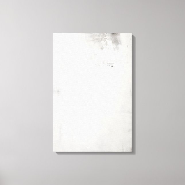 Minimalistische Schwarz-Weiß-Kunst | Flüsterelegan Leinwanddruck (Vorderseite)