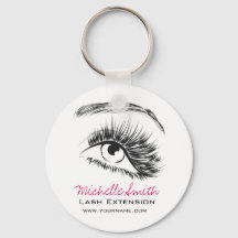Minimalistische Schwarz-Weiß-Lash-Erweiterung