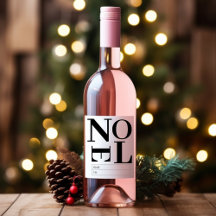 Minimalistische Schwarz-Weiß-Weihnachten