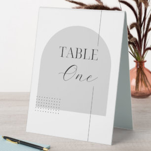 Minimalistische Schwarze Kalligrafie benutzerdefin Tischaufsteller