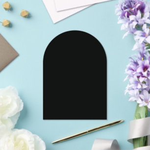 Minimalistische schwarze Katzensilhouette Acryleinladungen