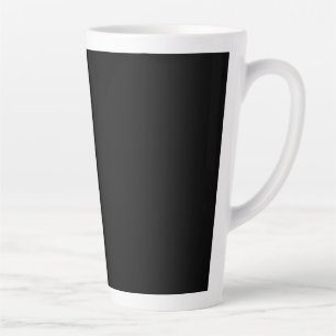 Minimalistische schwarze Katzensilhouette Milchtasse