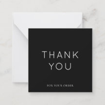 Minimalistische Schwarze Unternehmen Vielen Dank K