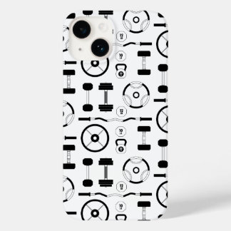 Minimalistische Schwarzgymnastikausrüstung Case-Mate iPhone 14 Hülle