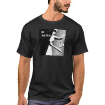 Minimalistische Schwarzweiss-Gerechtigkeit