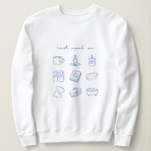 Minimalistische Selbstversorgung und gemütliche Ab Sweatshirt
