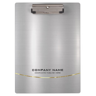 Minimalistische Shiny-Imitate Silver Background Klemmbrett