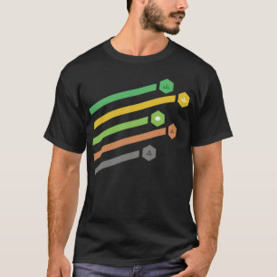Minimalistische Siedler-Ressourcen - Grafik T-Shirt