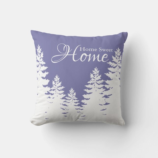 Minimalistische Silhouette Kissen (Vorderseite)