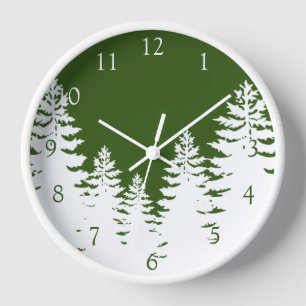 Minimalistische Silhouette Uhr
