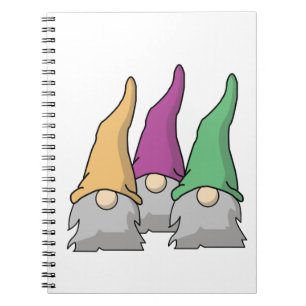 Minimalistische skandinavische Gnomes Notizblock