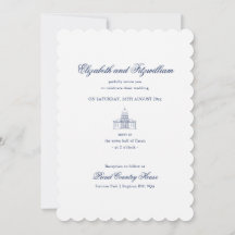 Minimalistische Sketch Bridal Bouquet Hochzeit mit