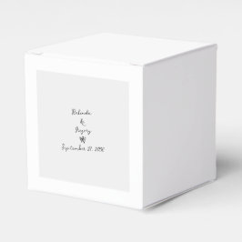 Minimalistische Skripthandschrift Schriftliche Typ Geschenkschachtel