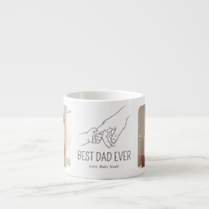Minimalistische Strichzeichnung Bestes Papa Aller Espressotasse
