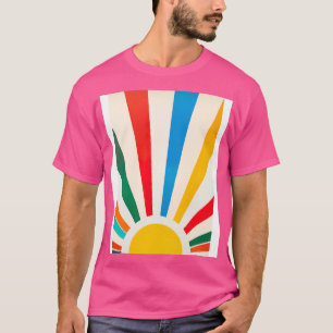 Minimalistische Sun 1 T-Shirt
