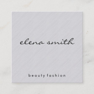 Minimalistische Textur Quadratische Visitenkarte