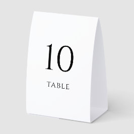 Minimalistische Tischkarten für die Hochzeit Tischaufsteller
