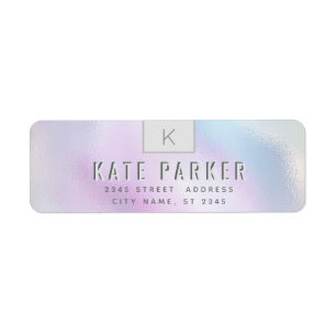 Minimalistische trendy holografische Monogramm
