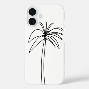 Minimalistische Tropen iPhone 16 Hülle