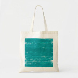 Minimalistische Türkis-Wasserfarben-Textur Tragetasche