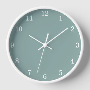 Minimalistische türkisfarbene Wall-Uhr Uhr
