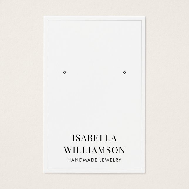 Minimalistische Typografie (Vorderseite)