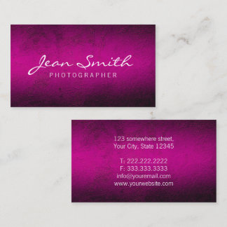 Minimalistische Typografie Elegant Professionell Visitenkarte