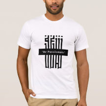 Minimalistische Typografie Weiße Tri-Blend T-Shirt