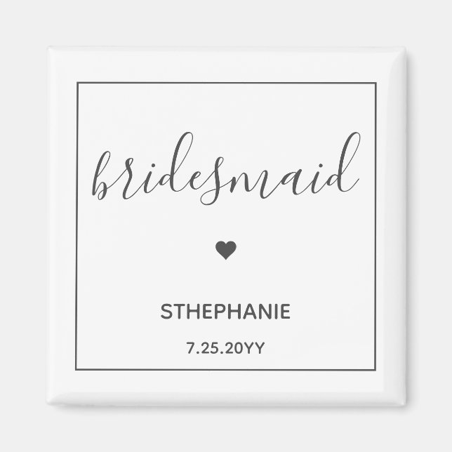 Minimalistische und elegante Geschenke an der Brau Magnet (Vorne)