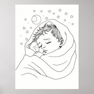 Minimalistische Unterkunftsart Poster