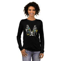 Minimalistische urbane Streetwear-Langarmshirt