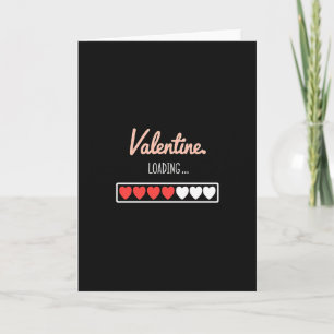 Minimalistische Valentinsladen-Karte Karte