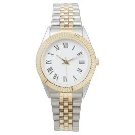 Minimalistische Vektor-Uhr Armbanduhr
