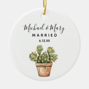 Minimalistische Verheiratete Hochzeitsgeschenke Keramik Ornament