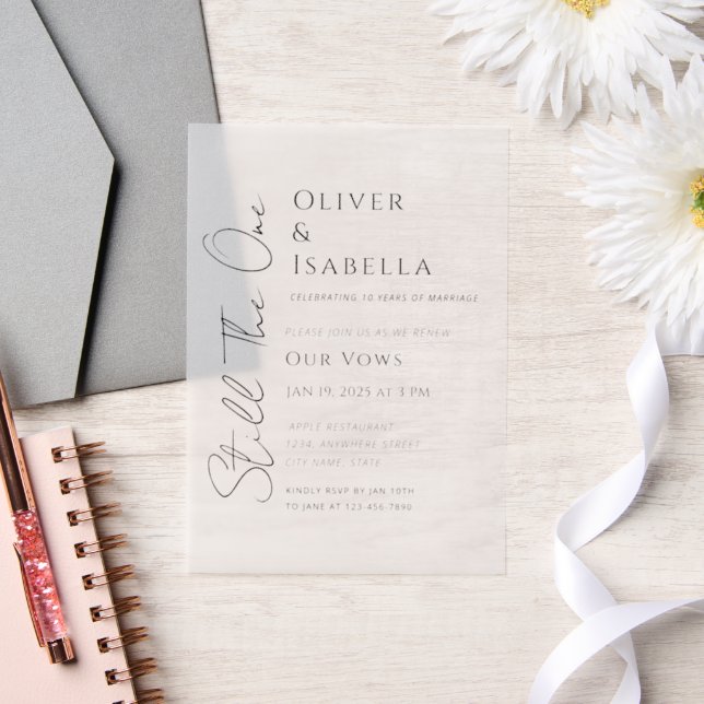 Minimalistische Verlängerung des Versprechens 10.  (Hochzeit)