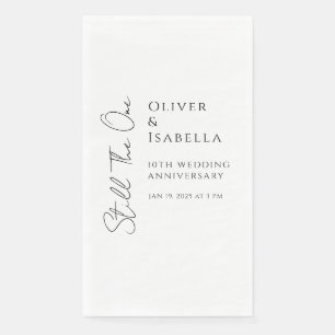 Minimalistische Verlängerung des Versprechens 10.  Serviette