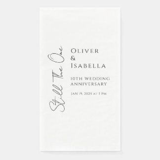 Minimalistische Verlängerung des Versprechens 10. Serviette