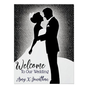 Minimalistische Verlobung für Hochzeiten der Moder Poster