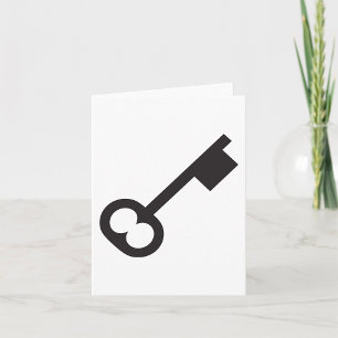Minimalistische Vintage Silhouette Karte