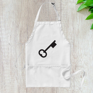 Minimalistische Vintage Silhouette Schürze
