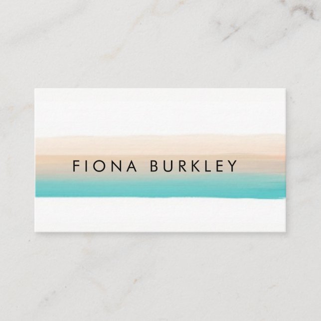 Minimalistische Visitenkarte (Vorderseite)