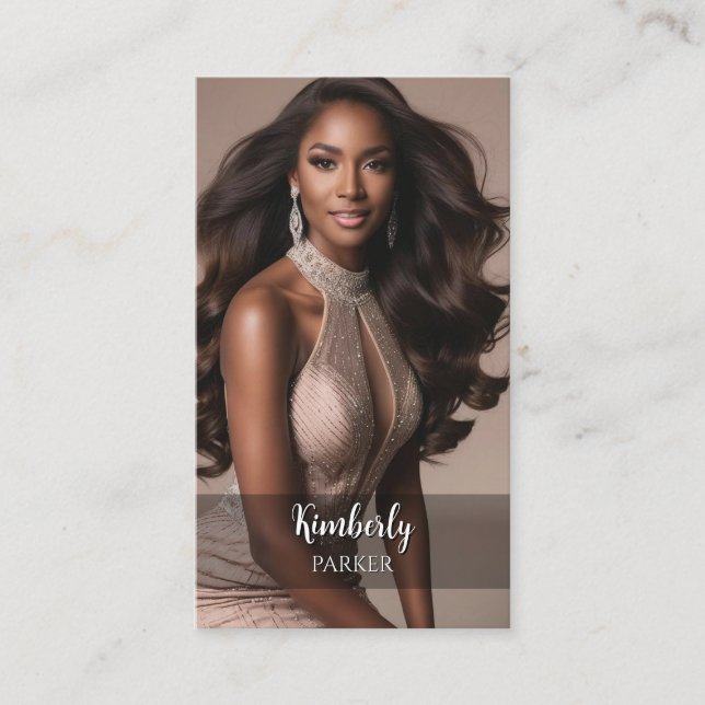 Minimalistische Visitenkarte (Vorderseite)