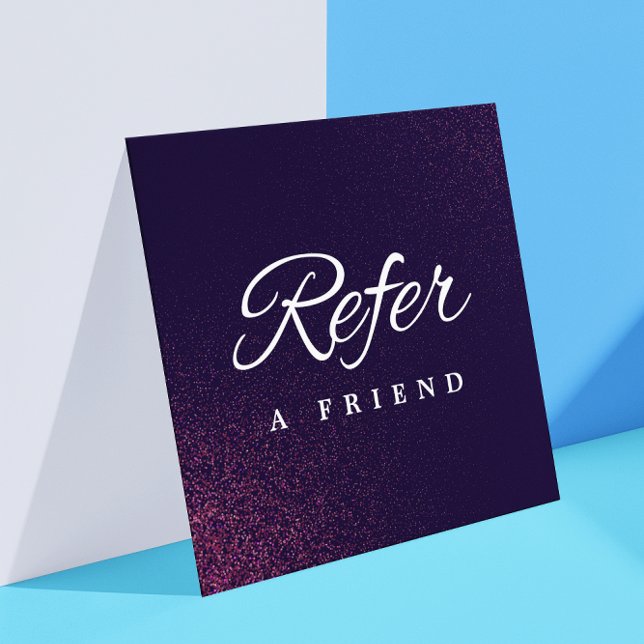 Minimalistische Visitenkarte Empfehlungskarte (Minimalist Business Referral Card
)