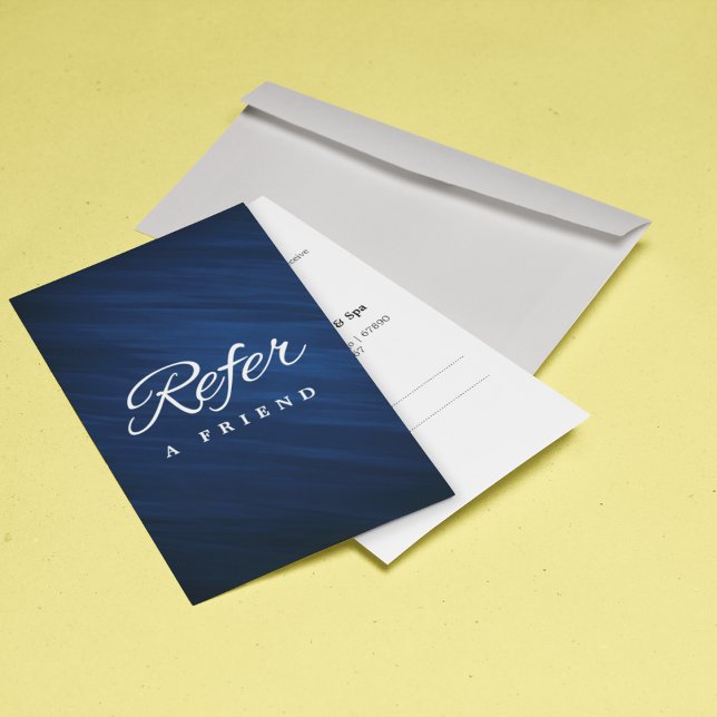 Minimalistische Visitenkarte Empfehlungskarte (Minimalist Business Referral Card)