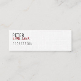 Minimalistische Visitenkarte für jeden Beruf